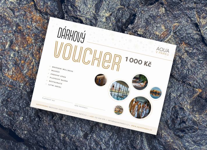 Dárkový voucher - Aquavparku Kyjov